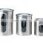 Candy Food Stainless Steel Storage Canister Set Of 3