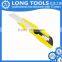18mm auto retractable utility plastic box cutter safety knife