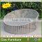 Outdoor sunbed fabric outdoor garden sofa round bed