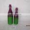 two colors Colored Square 500ml Glass Drink Water Bottle Hot Sale Glass Juice Bottle With Clip Lid in a reasonal price
