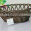 factory recycled plastic woven fruit basket