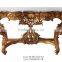 Living Room Furniture Set Antique Console Table with Framed Mirror
