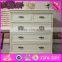 2016 wholesale fashionable white wooden furniture cabinets W08H062