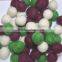 100% Wool Handmade Nursery Pom Pom Felt Balls Decoration Craft Kids Beads Supplies 2 cm