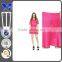 Red fabric pressed lady fashion hippie skirt