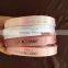 Latest single faced with logo polyester striped satin ribbon