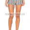 summer high quality railroad stripe women's sleep sexy shorts low price