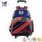 SLZ72 Latest Removable Candy color kids trolley school bag with 2 two wheels
