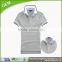 Cotton blank student uniform polo collar t shirt design