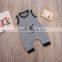 Newborn Baby Clothes Custom Cotton Sleeveless Smocked Baby Romper Cute Kids Clothing