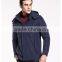 Mens Detachable Hood Padding Leisure Travel Jacket