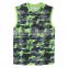 New Model Wholesale Sleeveless Camo Cheapest Ladies T Shirt With Pocket