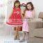 Custom wholesale summer fancy printing baby girl cotton dresses