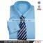 2017 Light blue French cuff men dress or tuxedo shirt