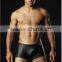 Wholesale Black PU Leather Men's Sexy Underwear Black leather underwear for men black PU intimate panties