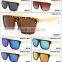 High Quality Cheap Bamboo Sunglasses PC Frame Mirror Lenses Sunglasses WPB1037