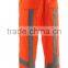 Fluorescent Orange Work Pants with reflective tape