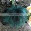 Custom-Made Colorful Pompoms Bag Parts Accessories Pom Keychain Faux Fur Ball