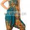 Flower Pattern Flowy Harem Yoga Jumpsuit Dance Hammer Trousers Pants