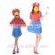 2017 Hot Wholesale Funny Halloween Costumes Cosplay Super Mario Brother Costumes for Kids MFJ-0075