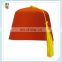 Cheap Novelty Fancy Dress Party Costume Red Felt Fez Hats HPC-0281