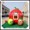 Promotion inflatable fruit kiosk, inflatable fruit theme booth, outdoor retail booth for exhibition