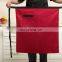 Recycle cheap wholesale custom advertising promotion reuseable cotton apron,cooking apron,kitchen apron