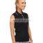ladies high quality black sleveless golf polo t-shirts china manufacturer