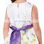 Grace Karin Lavender Flower Pattern Flower Girl Princess Bridesmaid Wedding Pageant Party Dress CL010419-1