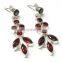 Amethyst silver earrings Silver hot earring us silver earrings us jewelry