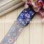 2015 Latest Fashion Flower Printing Organza Curling Ribbon