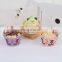 Christmas decoration laser cut paper cup cake wrappers