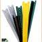 Green painted u shape galvanized perforated post