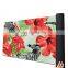 Eco friendly custom print OEM suede natural rubber yoga mat
