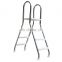 Stainless Steel Swimming Pool Double Sided 2 Step Ladder 4 Step Ladder From Factory
