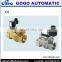 Air compressor control solenoid valves G1/4" 3/8" 1/2" Brass 2/4 way valve