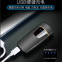 Electrophoresis Blue Touch Sensor Usb Charging Lighter  Silver