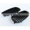 1 Pair Matte Black Single Slat Line Front Grille Kidney grill for BMW 5 Series E60 E61 2004-2009