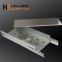 Various sizes ventilated or perforated zinc plated cable tray