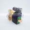 GOGO 2 way brass water Normally open electric water valves 12V DC 1/2 inch Orifice 15mm zero pressure start with plug type
