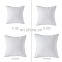 Hot Sale Standard White High Quality Microfiber Square Form Polyester Sofa Home  Pillow Inner  Made in China