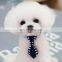 British style pet tie cotton multicolor dog tie pet collar