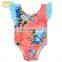 Cute Desi Girls Pictures Kids Flutter Sleeve Leotard New Born Jumpsuit