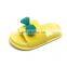 Factory Direct Supply New Design Soft And Durable PVC Antiskid Solid Color 3D Print Kids Slide Slippers With Cheap Price