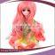 Fashion Brown Curly Synthetic Hair Wig for Dolls