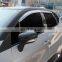 Chrome door visor side window deflector shade sun rain shield silver strips guard for Renault Captur QM3