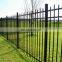 Home Garden Powder Coated Top Spear Metal Tubular Black Aluminum Fence Panels Palisade Fence