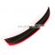 Carbon Fiber Rear Trunk Spoiler for BMW E46 CSL Coupe 1998-2004 Black red edge