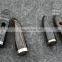 2 holes acrylic flat metal combined part button toggles for garment