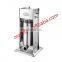 Electric vertical sausage  machine stainless steel manual  household sausage machine chip machine price